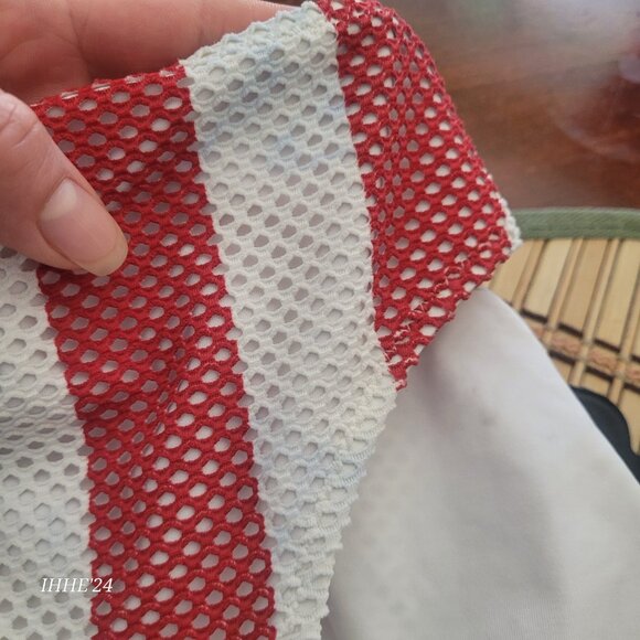 H&M Women's Red & White Striped Bikini Bottoms Size 8 - Picture 7 of 7